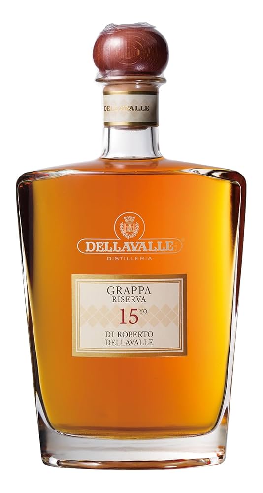 ブランデー DELLAVALLE GRAPPA AFFINATA 15 ANNI Grappa Riserva affinata 15 anni in botti di Rovere